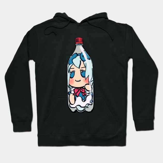 I draw that bottled cirno fumo plush meme / touhou Hoodie by mudwizard